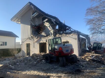 Chantier de démolition SOS JARDINS à Genève