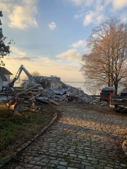 Chantier de démolition SOS JARDINS à Genève