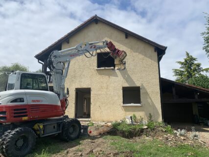 Chantier de démolition SOS JARDINS à Genève