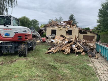 Chantier de démolition SOS JARDINS à Genève