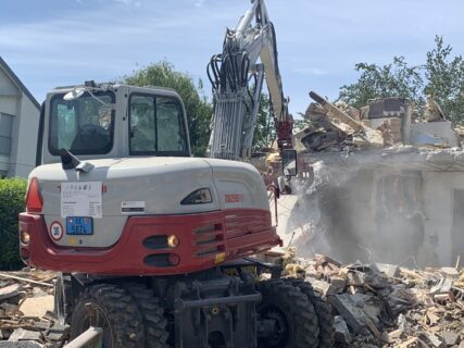 Chantier de démolition SOS JARDINS à Genève