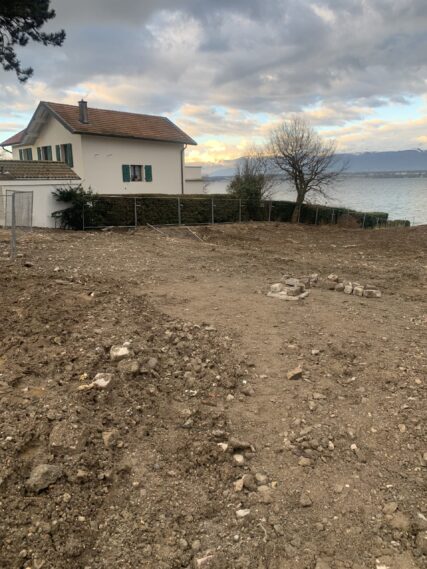Chantier de démolition SOS JARDINS à Genève